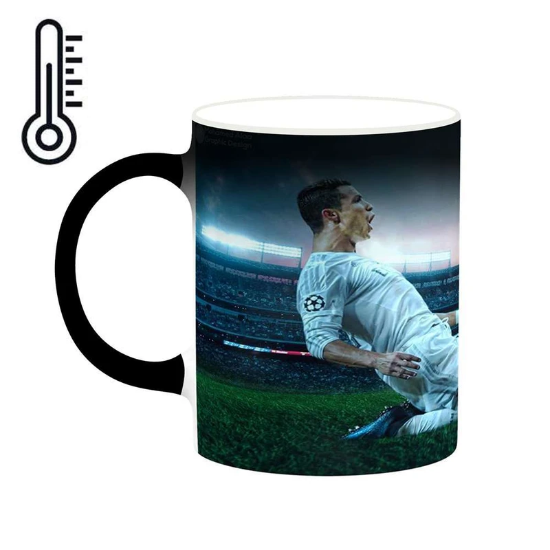 ماگ حرارتی کاکتی مدل کریستیانو رونالدو کد mgh24834