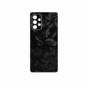 MAHOOT Black-Wildflower Cover Sticker for Samsung Galaxy A52 5G