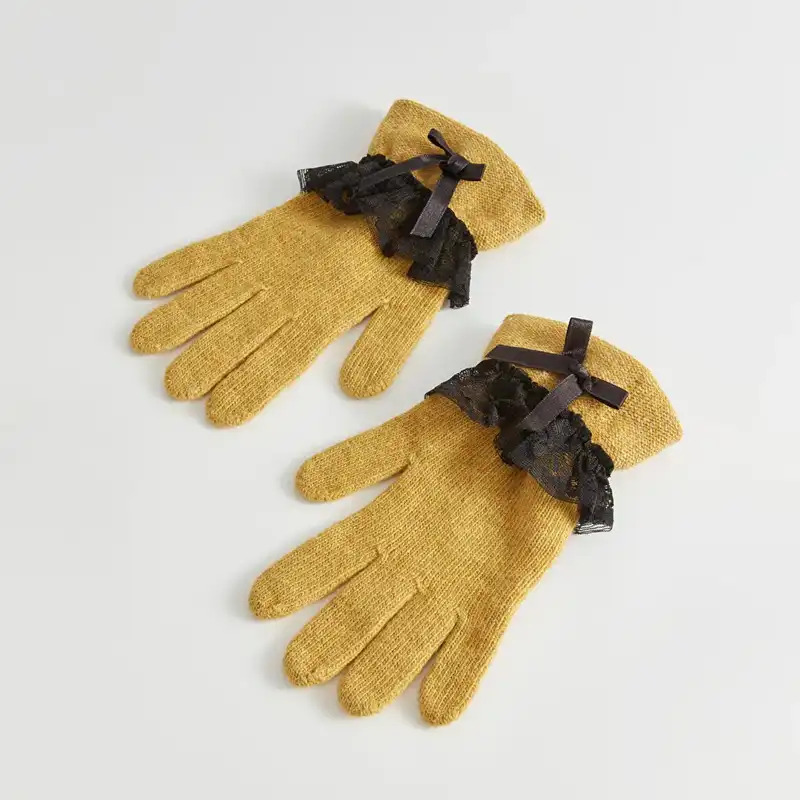 دستکش بافتنی زنانه مدل w38583z8