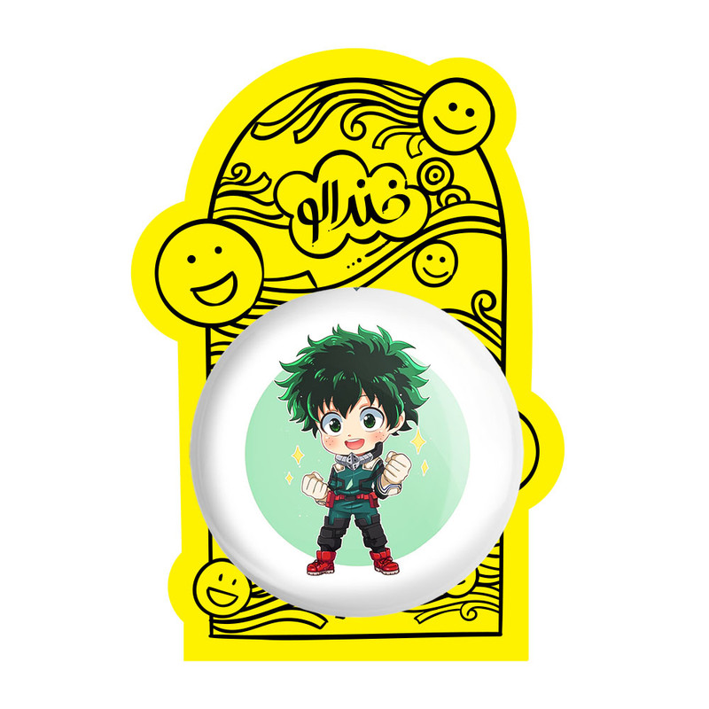 آینه جیبی خندالو مدل ایزوکو میدوریا انیمه آکادمی قهرمان من My Hero Academia  کد 10076