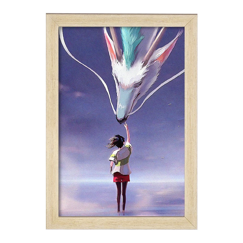 تابلو خندالو مدل هاکو و چیهیرو انیمه شهر اشباح کد 12098