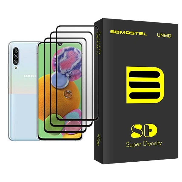 محافظ صفحه نمایش سوماستل مدل SD Glass MIX003 مناسب برای گوشی موبایل سامسونگ Galaxy A90 5G بسته سه عددی