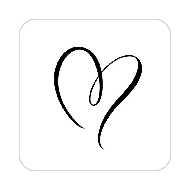 زیر لیوانی کاکتی طرح عاشقانه مدل mp40809