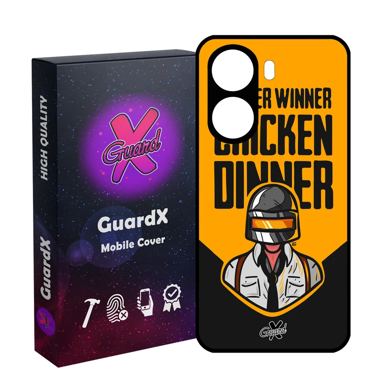 کاور گارد ایکس طرح Pubg مدل 10182 مناسب برای گوشی موبایل شیائومی Poco X7 Pro
