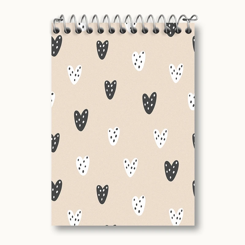 دفتر یادداشت 50 برگ خندالو مدل قلب کد N364