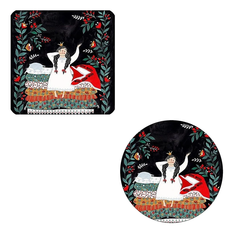 مگنت طرح ملکه خوابالو کد M1 به همراه زیر لیوانی