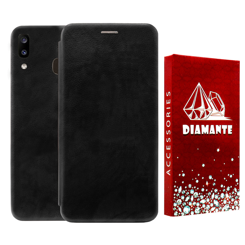  کیف کلاسوری دیامانته مدل Pure Rd مناسب برای گوشی موبایل سامسونگ Galaxy A40