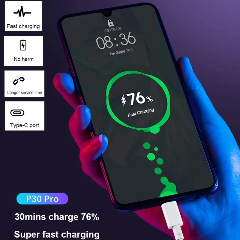 کابل تبدیل USB به USB-C مدل Fast Charge 5A طول 1 متر عکس شماره 17