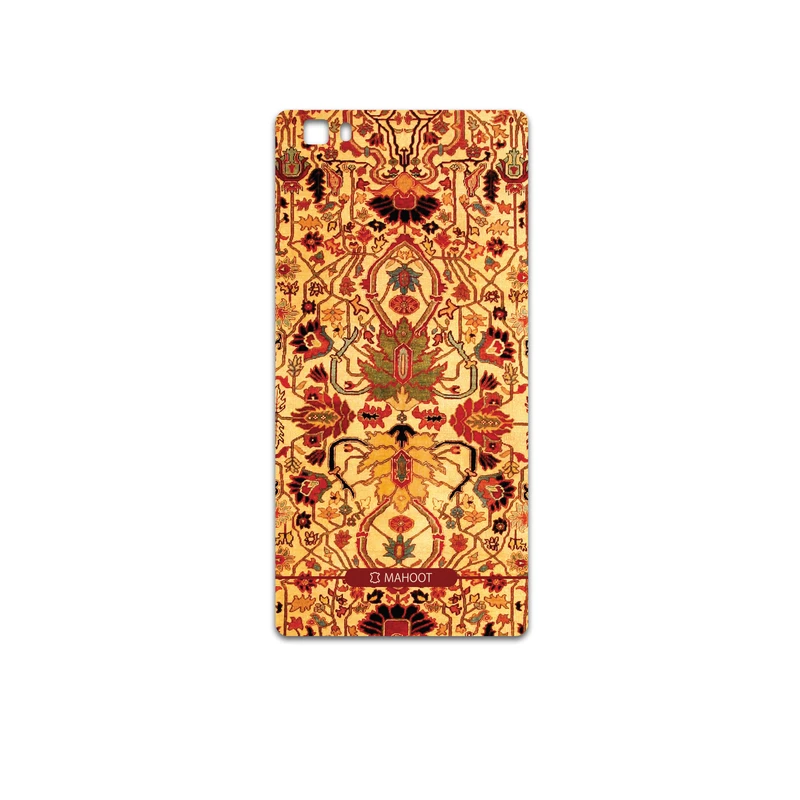 برچسب پوششی ماهوت مدل Persian-Carpet-Yellow مناسب برای گوشی موبایل هوآوی P8 Lite