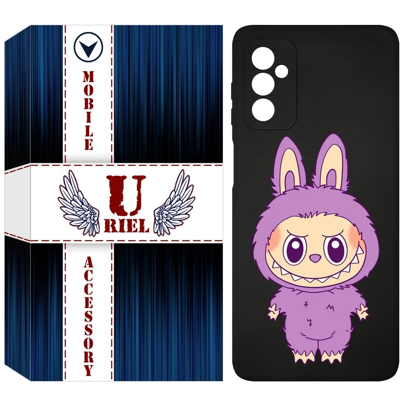 کاور یوریل قاب مدل KSH کد 150 طرح عروسک لبوبو مناسب برای گوشی موبایل سامسونگ Galaxy M52 5G