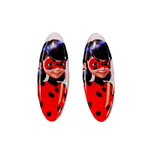 گیره مو زنانه مدل کفشدوزکی بسته 2 عددی