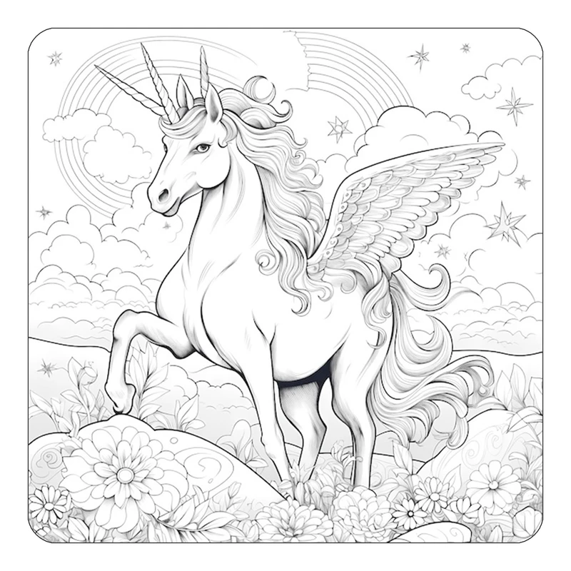 مگنت کاکتی طرح اسب تک شاخ و یونیکورن مدل mp31875