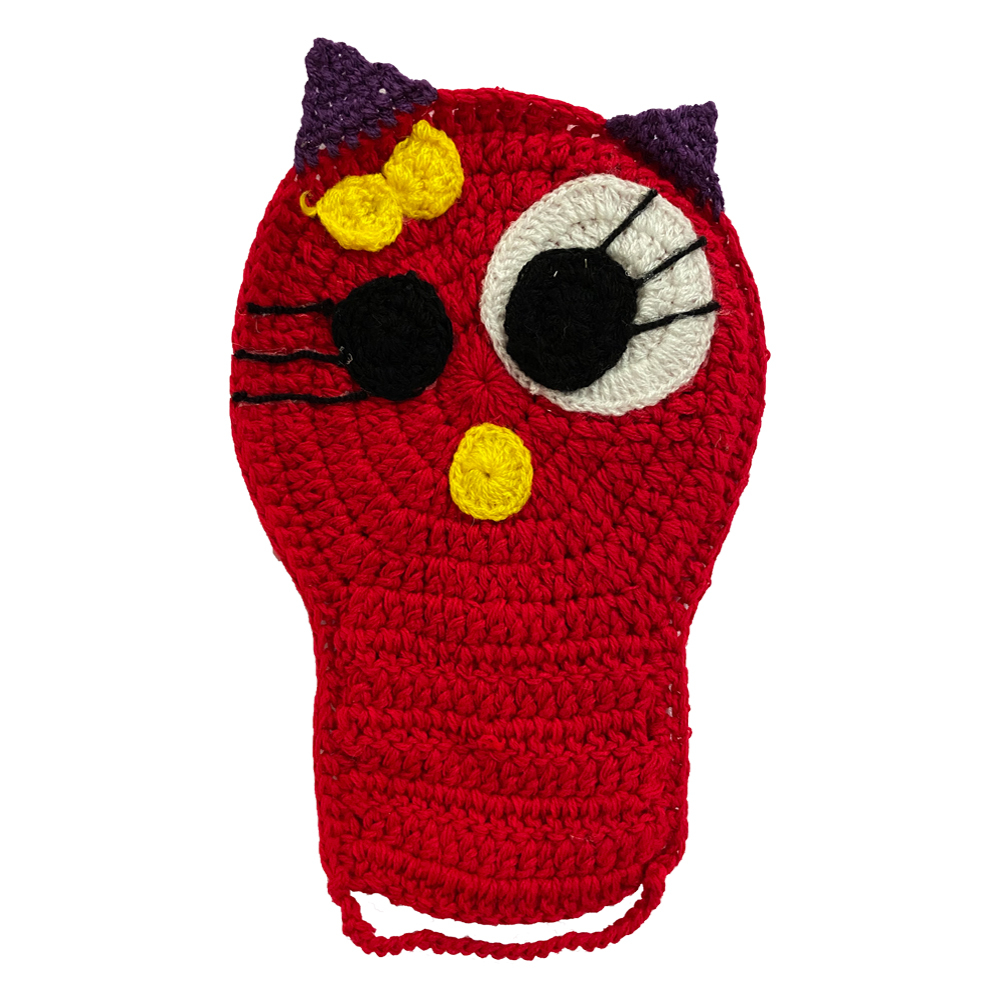لیف حمام کودک طرح عروسکی مدل kitty کد 02