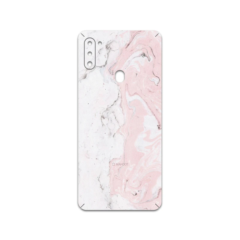 برچسب پوششی ماهوت مدل Blanco-Pink-Marble مناسب برای گوشی موبایل سامسونگ Galaxy M11
