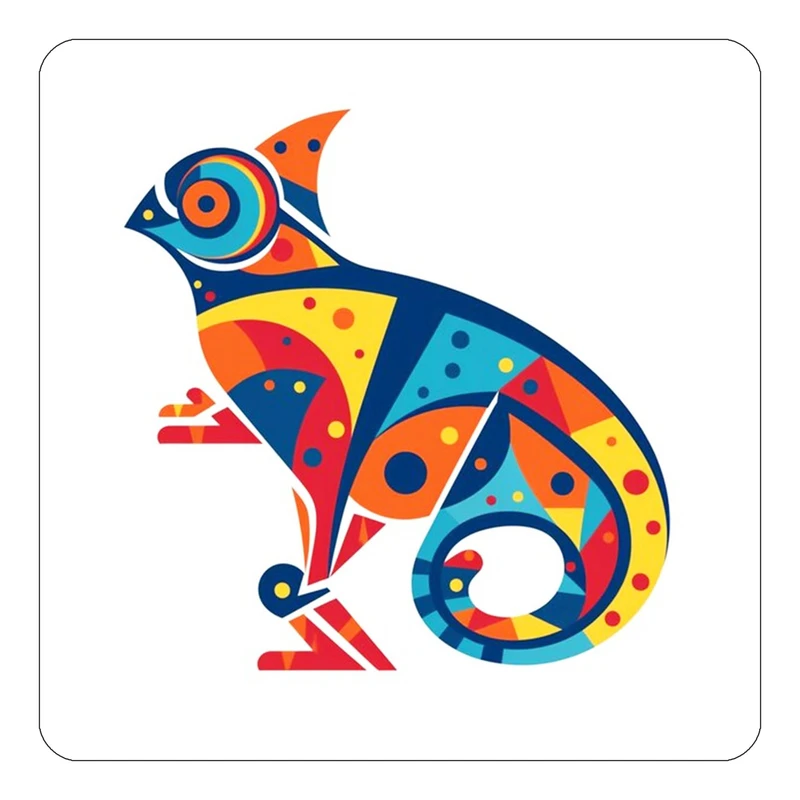 مگنت کاکتی طرح حیوانات رنگی مدل mp25800