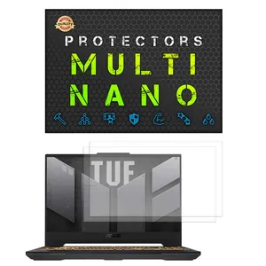 Multi Nano X-S2M Model Anti Reflex Screen Protector For Asus TUF Gaming F15 FX507ZC4 15.6 Inch 2022 Laptop Pack Of 2