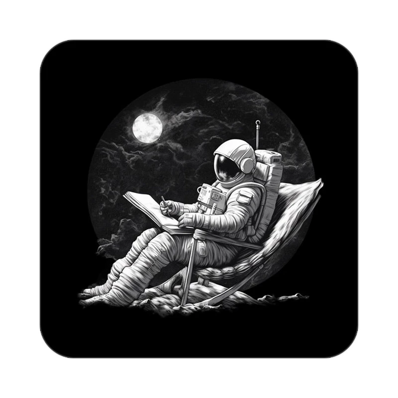 زیر لیوانی کاکتی طرح فضانورد مدل mp46067