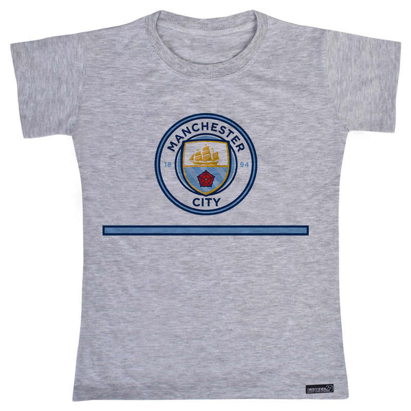 تی شرت آستین کوتاه دخترانه 27 مدل Manchester City کد MH816