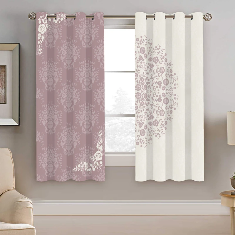 پرده نیروانا طرح سنتی مدل مخمل کد 8981 سایز 140×200 سانتی متر