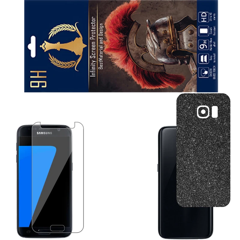 محافظ صفحه نمایش اینفینیتی مدل PRO مناسب برای گوشی موبایل سامسونگ GALAXY S7 به همراه برچسب پوششی