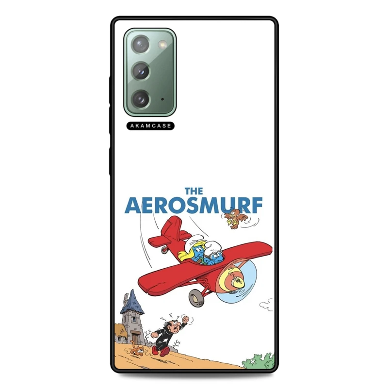 کاور آکام مدل AMC-WSGN20-SMURFS-23 مناسب برای گوشی موبایل سامسونگ Galaxy Note 20