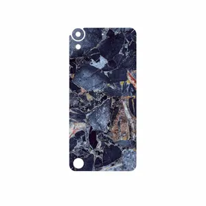 MAHOOT Broken black marble Cover Sticker for HTC Desire 630