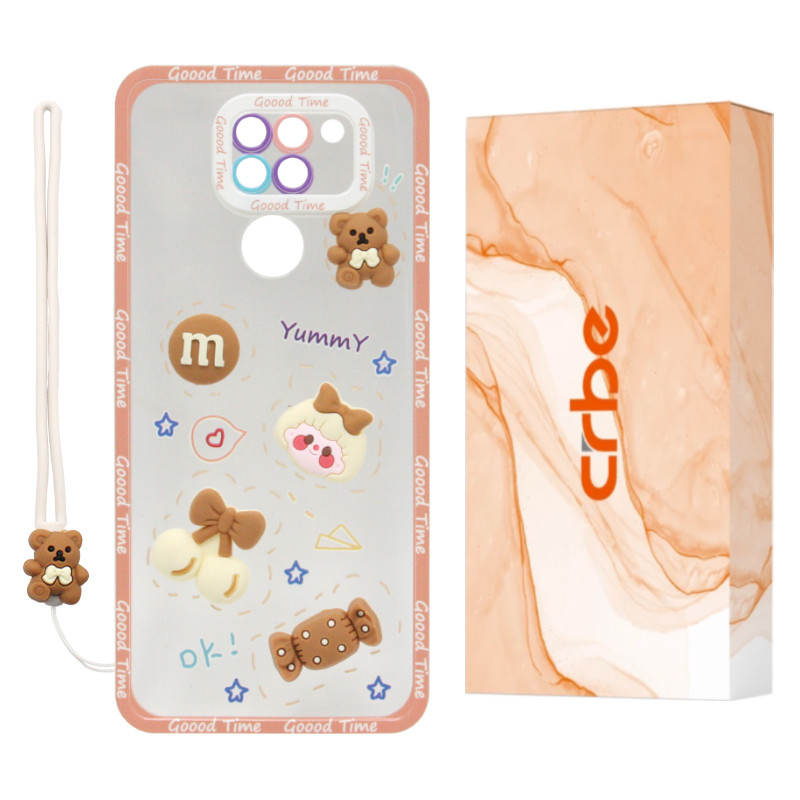 کاور کربی مدل Biscuit2 مناسب برای گوشی موبایل شیائومی Redmi Note 9 به همراه بند آویز