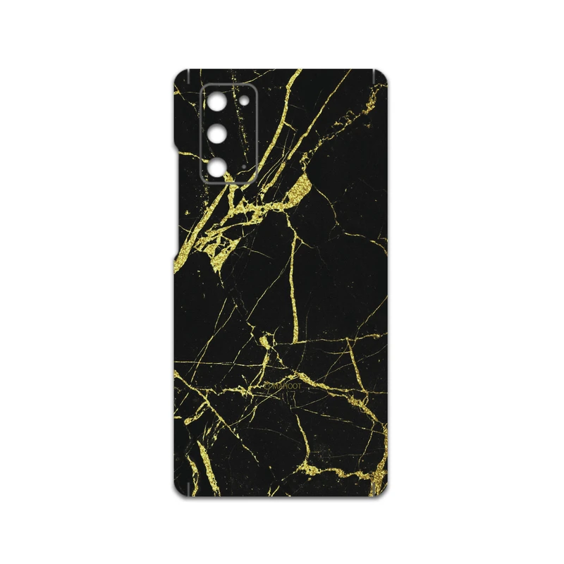 برچسب پوششی ماهوت مدل Graphite-Gold-Marble مناسب برای گوشی موبایل سامسونگ Galaxy Note20