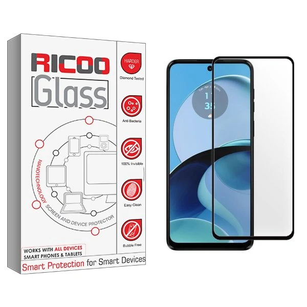 محافظ صفحه نمایش شیشه ای ریکو مدل RiC2 مناسب برای گوشی موبایل موتورولا Moto G14