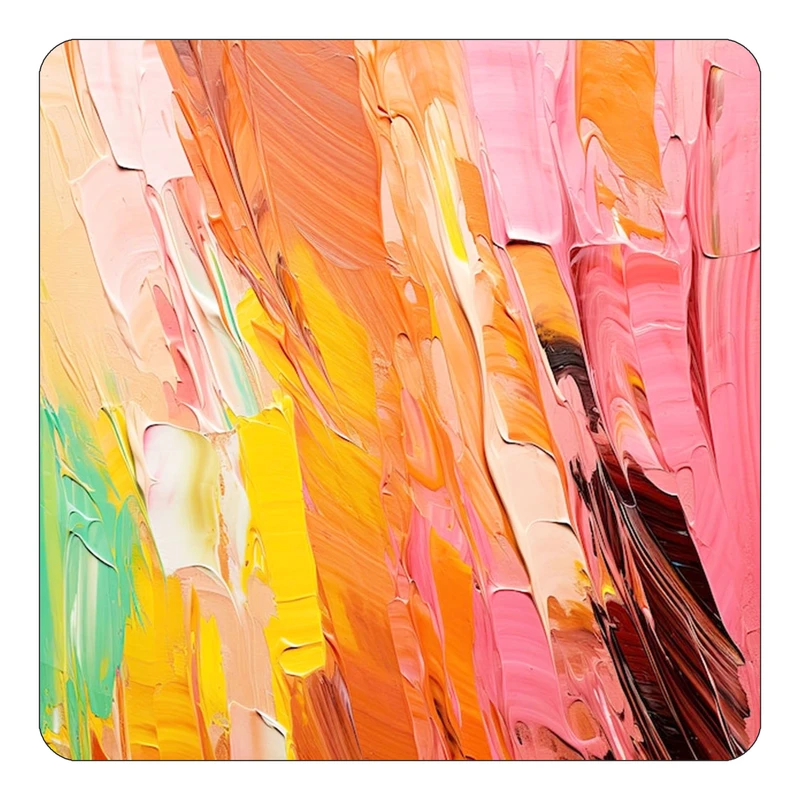 مگنت کاکتی طرح نقاشی رنگ روغن مدل mp69551