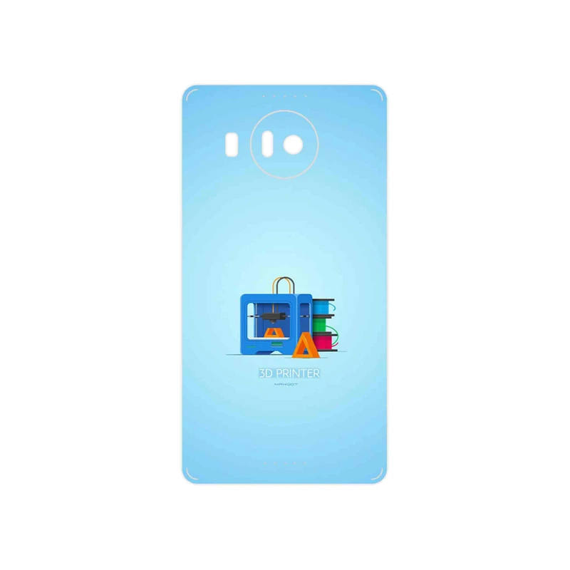 برچسب پوششی ماهوت مدل 3D Printer مناسب برای گوشی موبایل مایکروسافت Lumia 950 XL