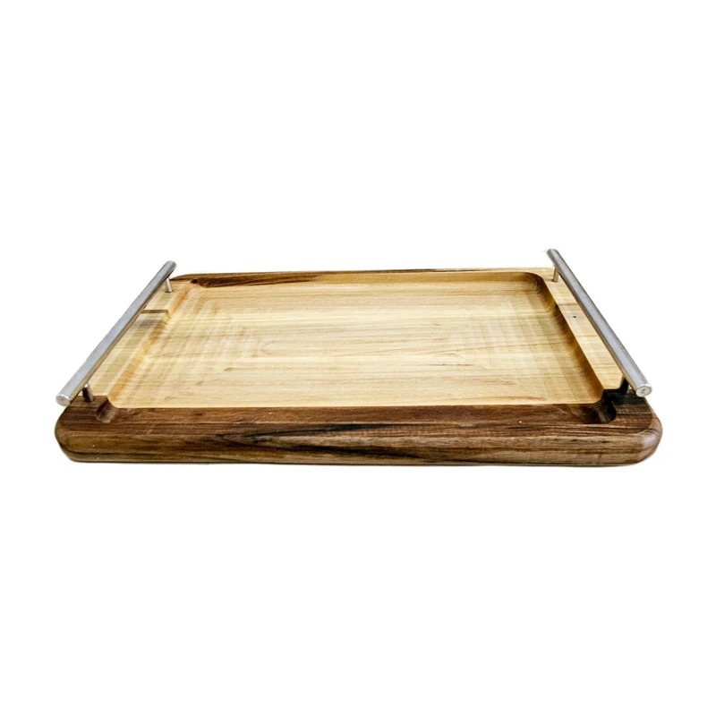 سینی دسته دار مدل باران سایز 40×23 سانتی‌متر