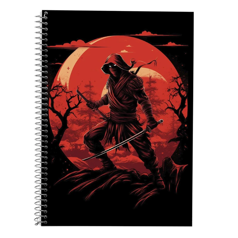 دفتر زبان 50 برگ مدوپد مدل سه خط طرح Attack on Titan کد DF10430