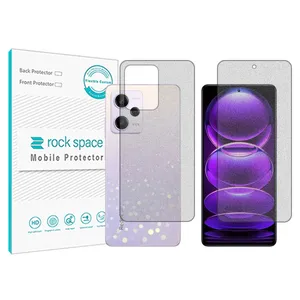 Matte Rockspace HyMTT screen protector suitable for the Xiaomi Redmi Note 12 Discovery Edition mobile phone along with the back of the phone