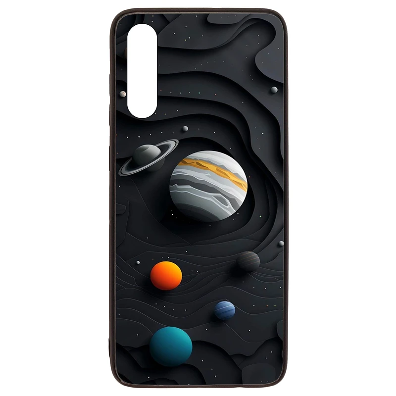 کاور قاب گارد گوشی طرح سیاره کد TPU-195 مناسب برای گوشی موبایل سامسونگ Galaxy A70 / A70s