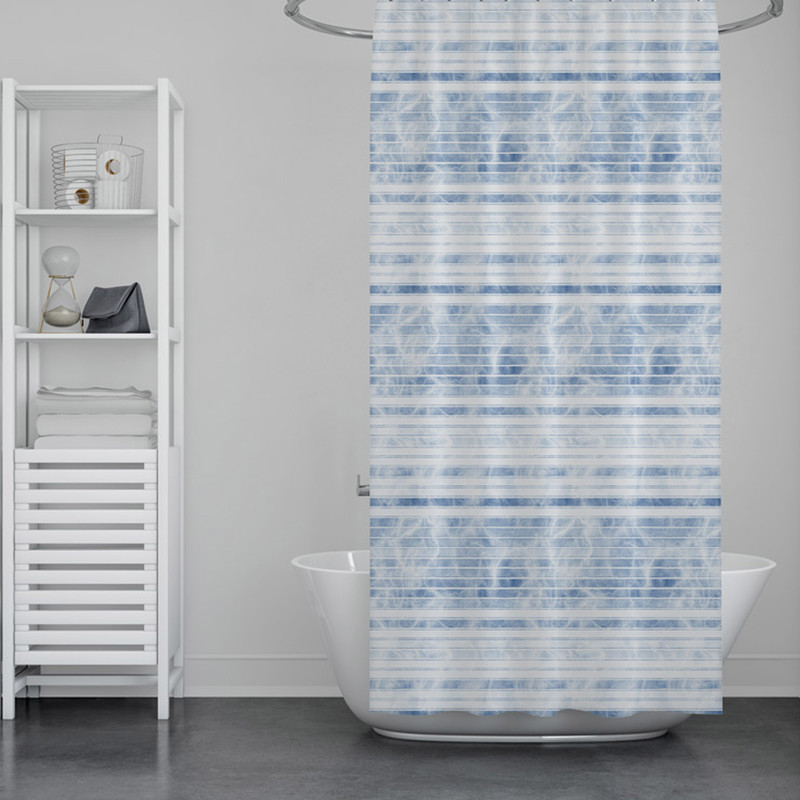 پرده حمام دلفین مدل GU-3637 سایز 180x200سانتی متر