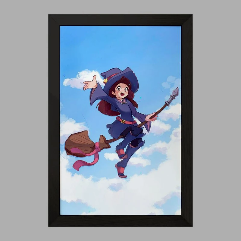 تابلو خندالو مدل اکو انیمه جادوگران کوچک Little Witch Academia  کد 22936
