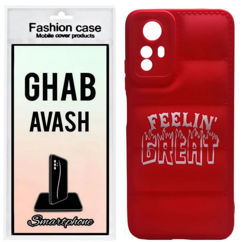 کاور قاب آوش طرح عروسکی مدل پافر 05 مناسب برای گوشی موبایل شیائومی REDMI NOTE12S