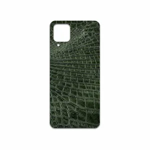 MAHOOT Green-Crocodile-Leather Cover Sticker for Samsung Galaxy M12