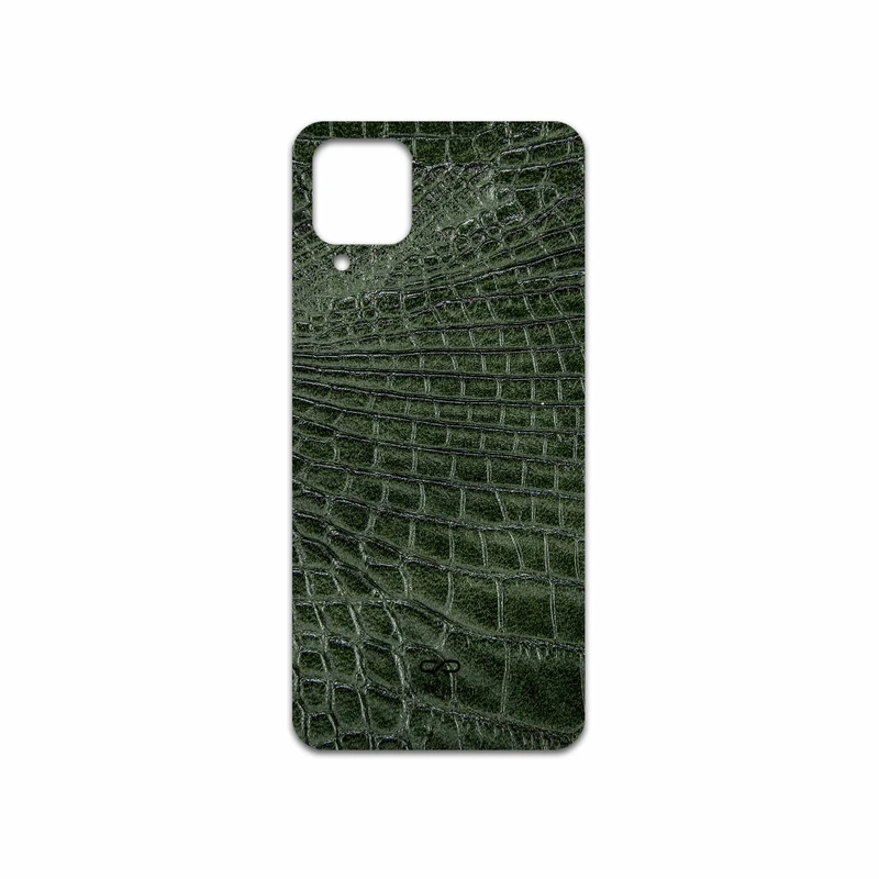 برچسب پوششی ماهوت مدل Green-Crocodile-Leather مناسب برای گوشی موبایل سامسونگ Galaxy M12