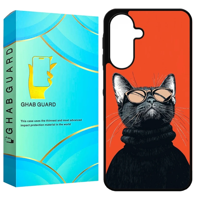 کاور قاب گارد طرح گربه مدل GA26 مناسب برای گوشی موبایل سامسونگ Galaxy A26
