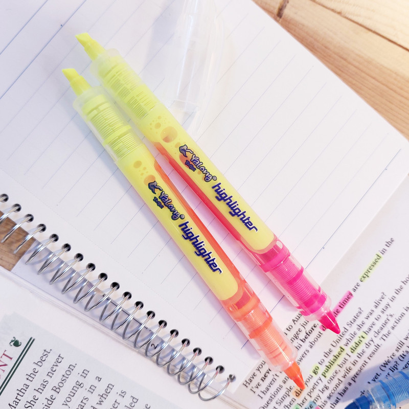 ماژیک علامت گذار یالونگ مدل DUAL Liquid مجموعه 5 عددی