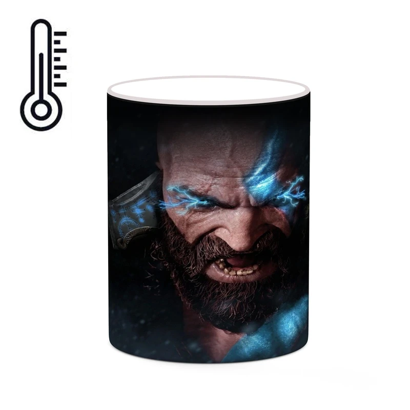 ماگ حرارتی کاکتی طرح گاد آف وار God Of War مدل mgh40423