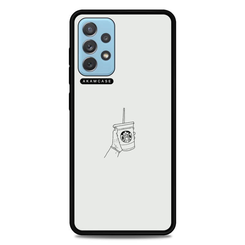 کاور آکام مدل AMCWSGA72-STARBUCKS16 مناسب برای گوشی موبایل سامسونگ Galaxy A72