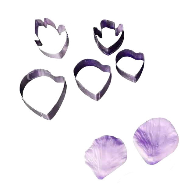 ابزار تزیین فوندانت به گز مدل گل پیونی مجموعه 7 عددی