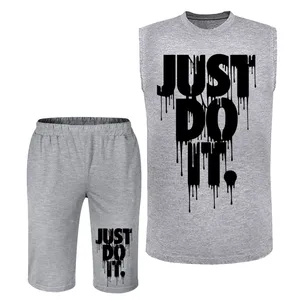 ست تاپ و شلوارک مردانه مدل A284 JUST رنگ
طوسی