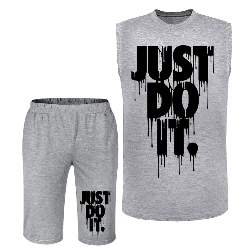 ست تاپ و شلوارک مردانه مدل A284 JUST رنگ
طوسی