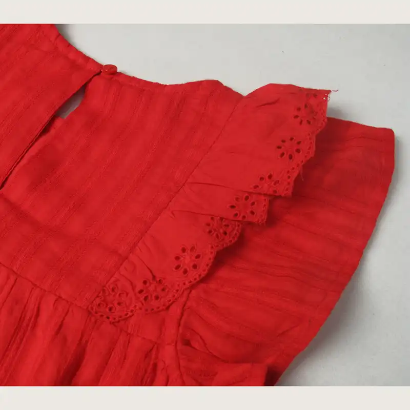 پیراهن دخترانه جورج مدل خامه دوزی