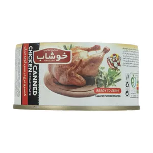 کنسرو مرغ در سس گوجه فرنگی خوشاب - 180 گرم