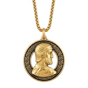 گردنبند مردانه طرح کوروش کد 2585